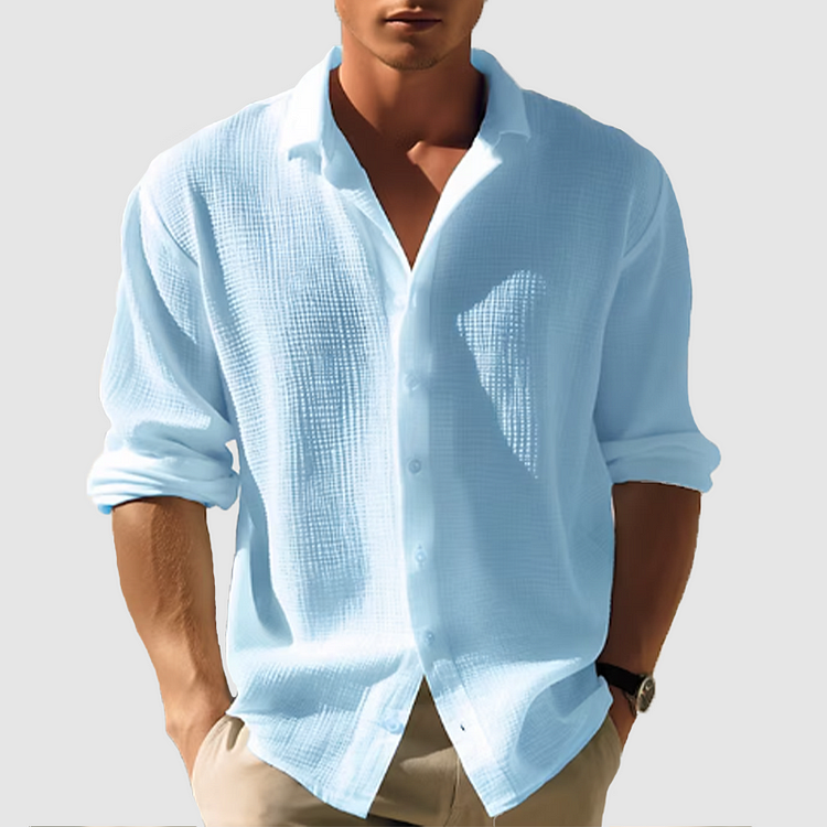 Spencer | Men's Daytime Collared Button-Down Summer Shirt