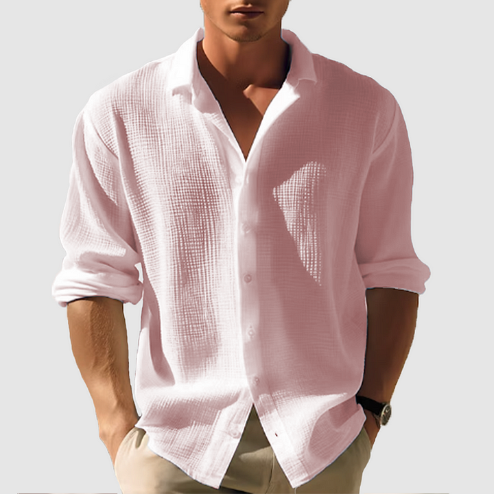 Spencer | Men's Daytime Collared Button-Down Summer Shirt