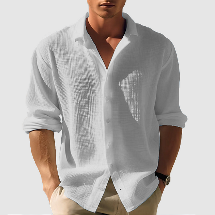 Spencer | Men's Daytime Collared Button-Down Summer Shirt