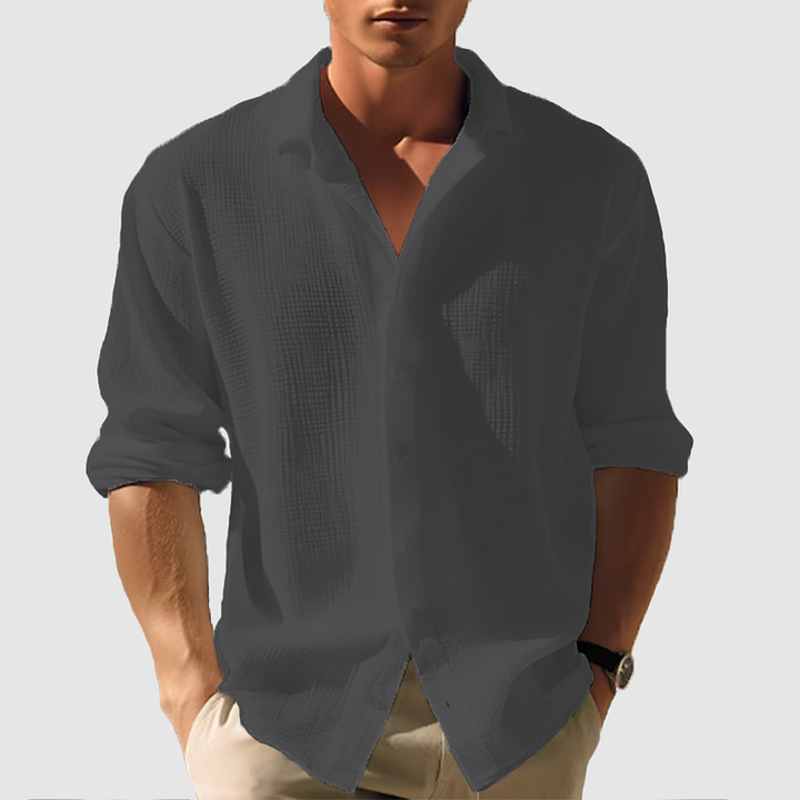 Spencer | Men's Daytime Collared Button-Down Summer Shirt