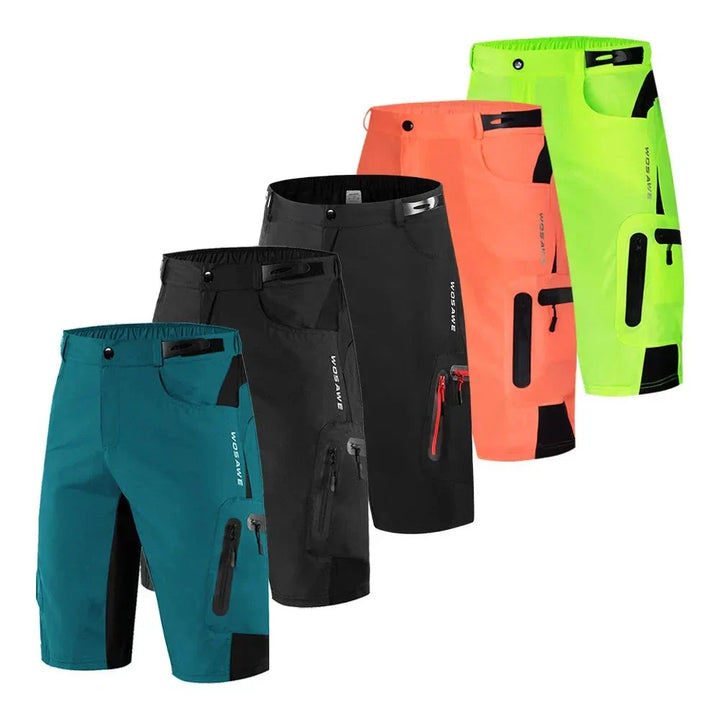 Sterling | Men's Quick-Dry Padded Zippered Cycling Shorts