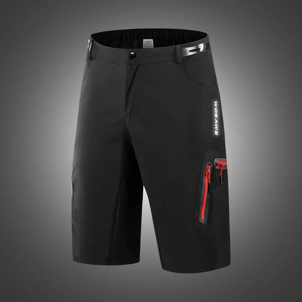 Sterling | Men's Quick-Dry Padded Zippered Cycling Shorts