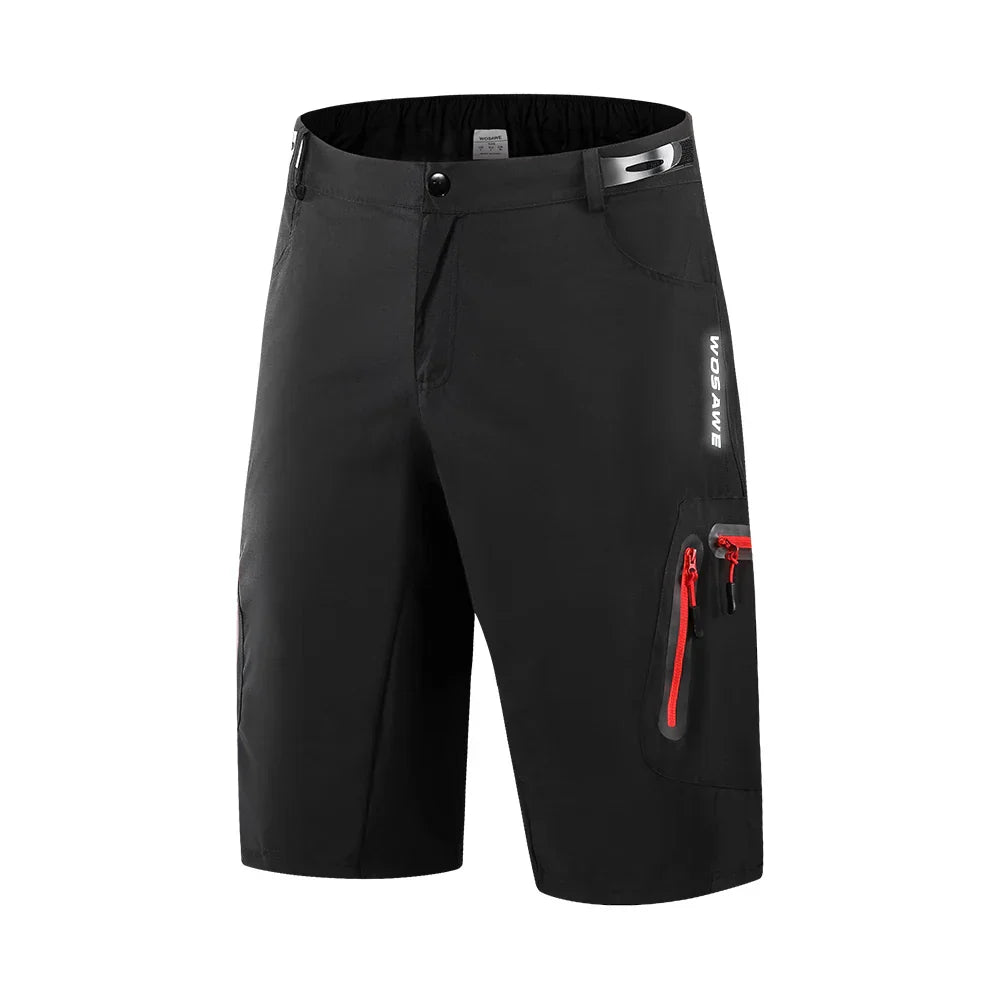 Sterling | Men's Quick-Dry Padded Zippered Cycling Shorts
