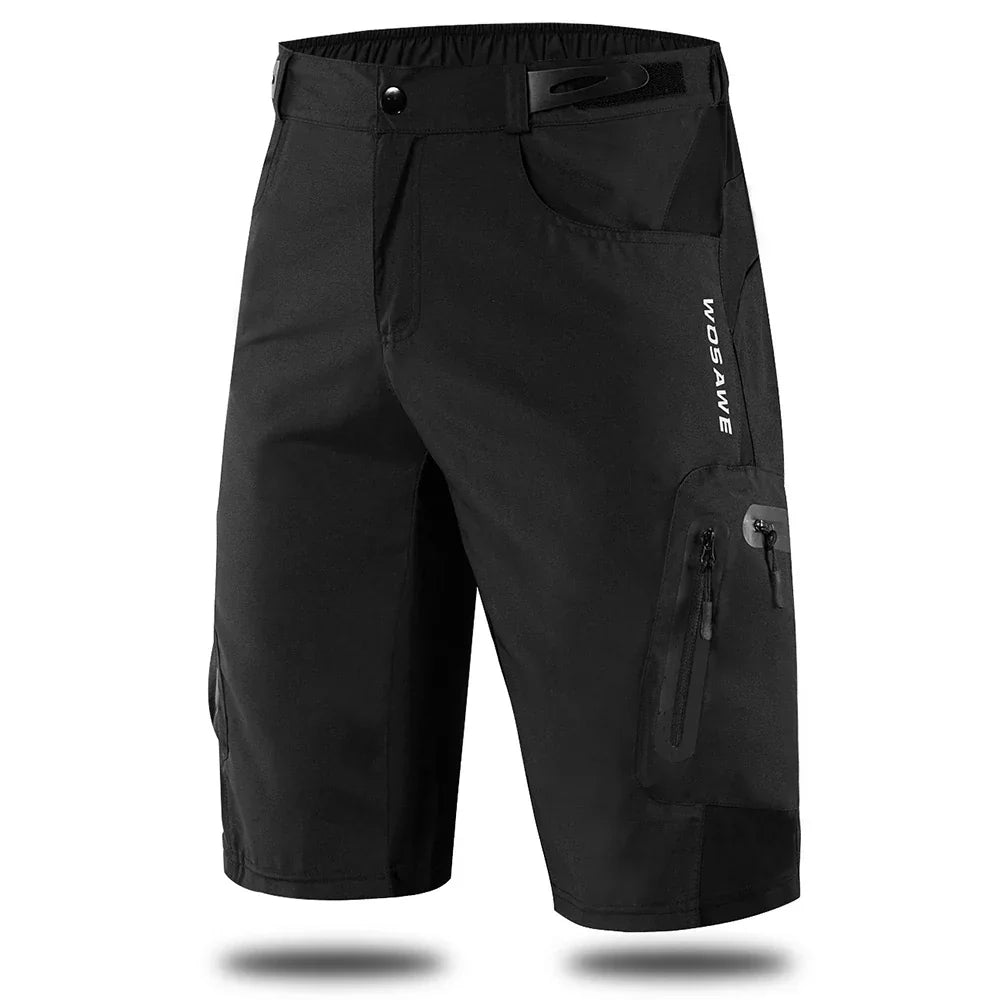 Sterling | Men's Quick-Dry Padded Zippered Cycling Shorts