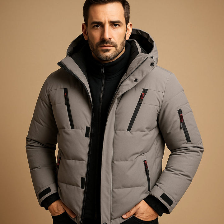 Sylvester | Men's Insulated Hooded Winter Jacket