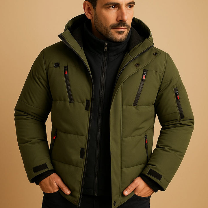 Sylvester | Men's Insulated Hooded Winter Jacket