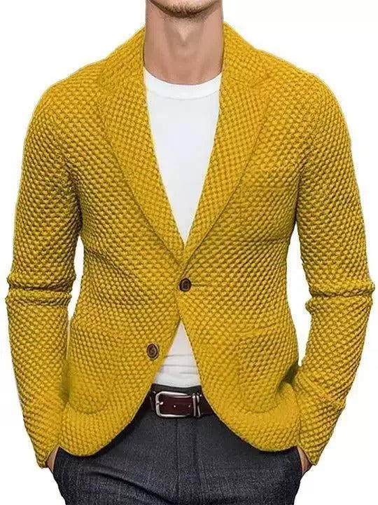 Tanguy | Men's Textured Knit Blazer