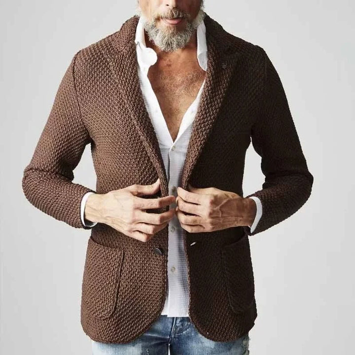 Tanguy | Men's Textured Knit Blazer