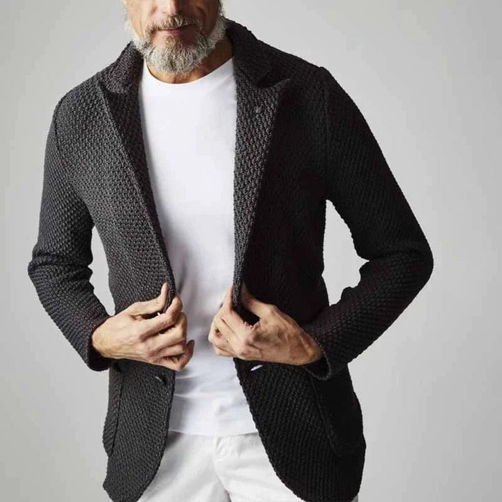 Tanguy | Men's Textured Knit Blazer