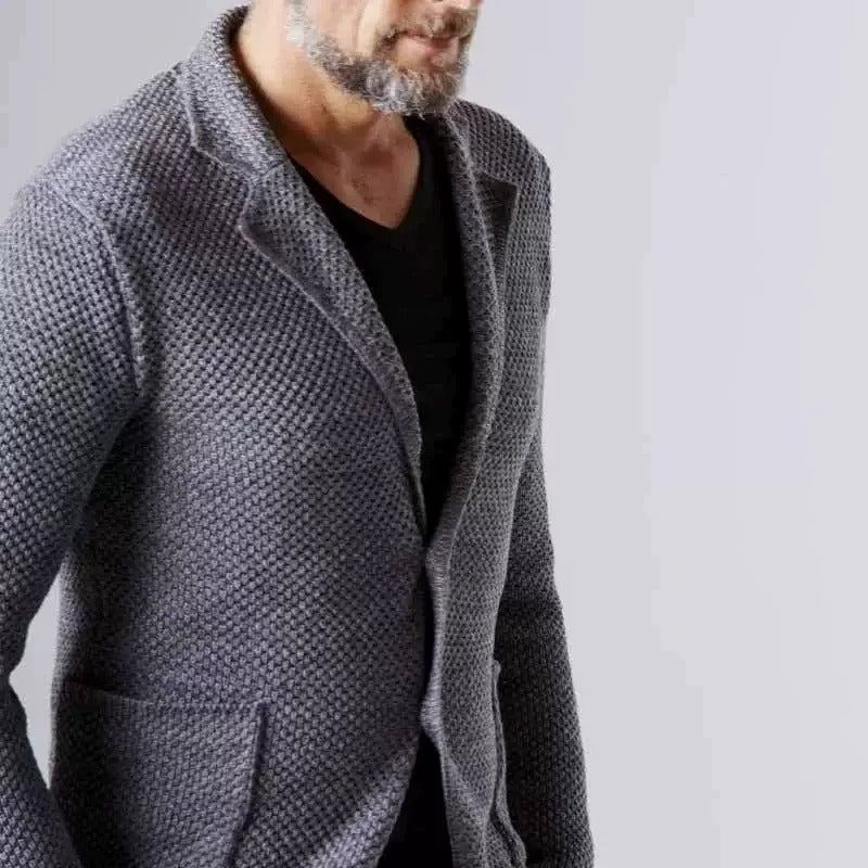 Tanguy | Men's Textured Knit Blazer