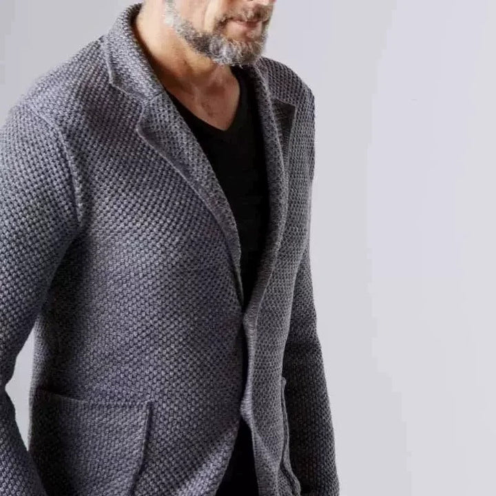 Tanguy | Men's Textured Knit Blazer