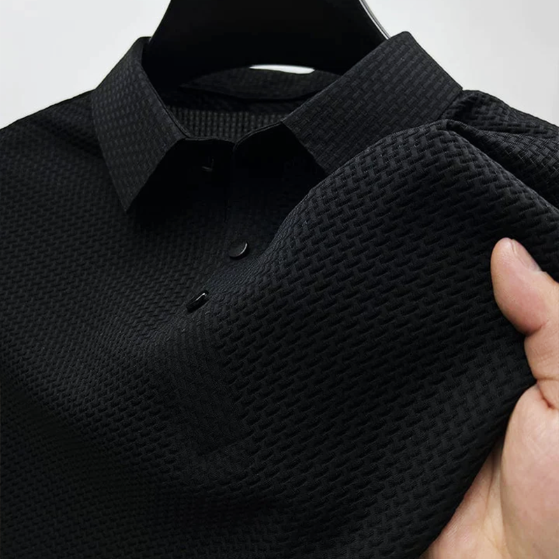 Theodore | Men's Classic Button Placket Casual Polo Shirt