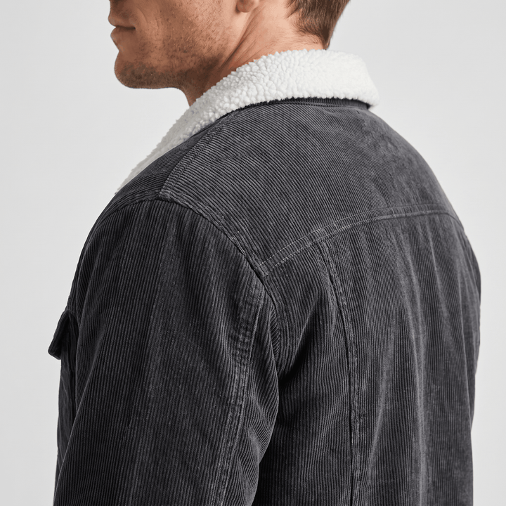 Torbin | Men's Borg-Lined Ribbed Pile Jacket