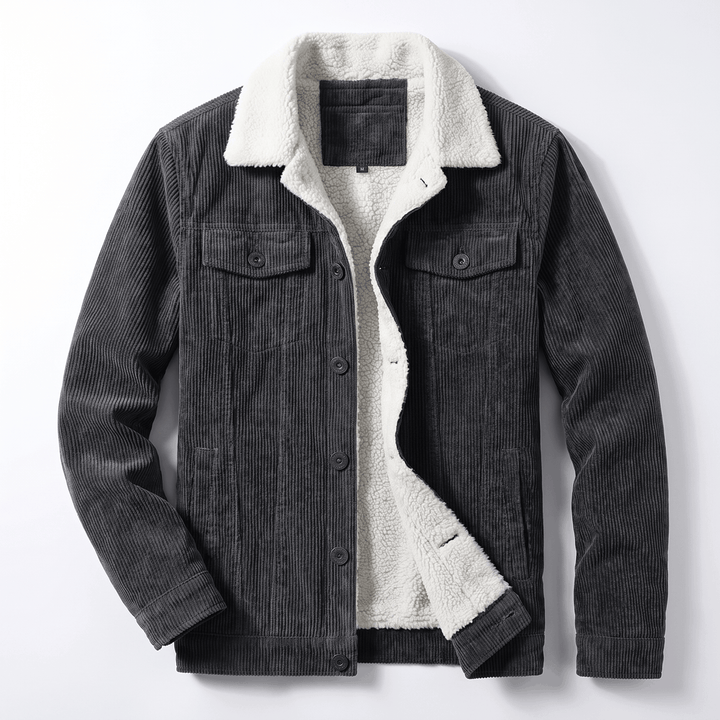 Torbin | Men's Borg-Lined Ribbed Pile Jacket