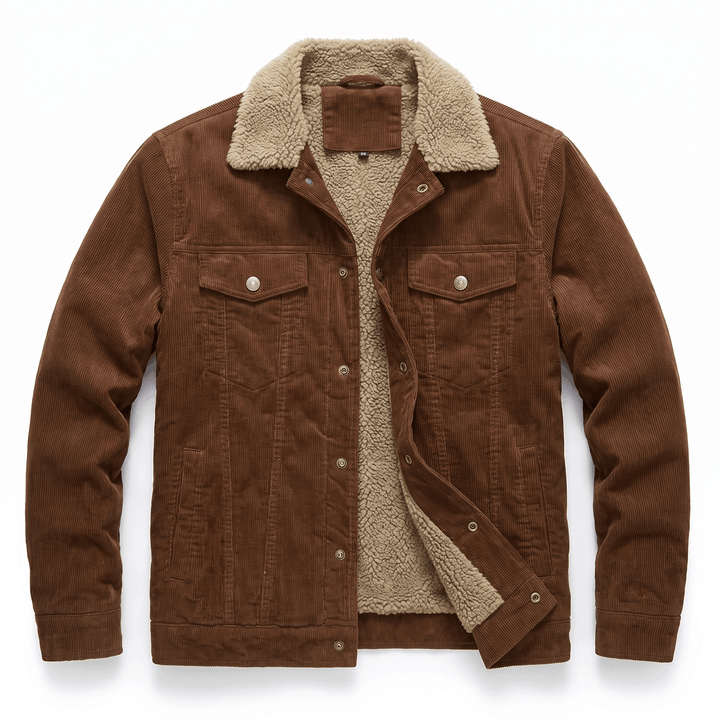 Torbin | Men's Borg-Lined Ribbed Pile Jacket