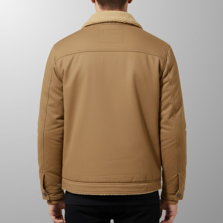 Uriah | Men's Borg-Lined Zip Bomber Jacket