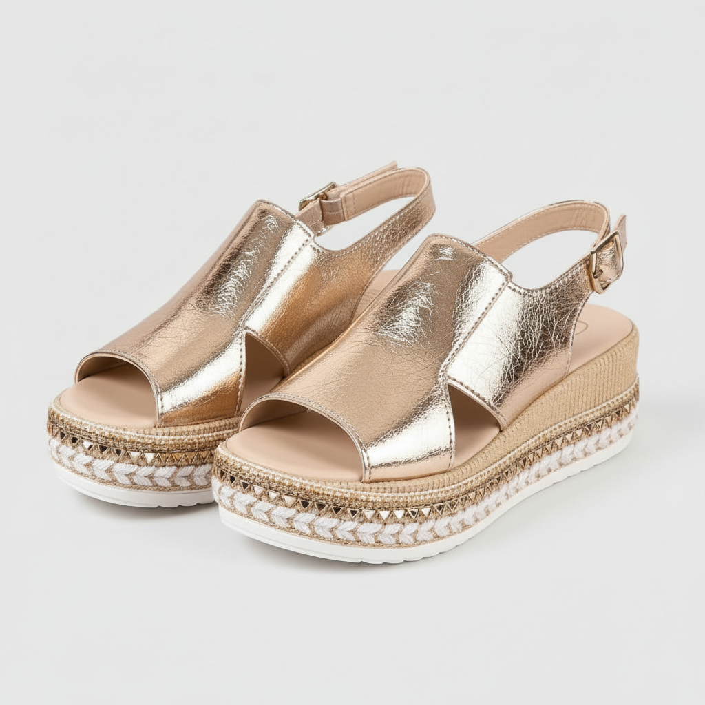 Veronica | Women's Cushioned Slip-Resistant Wedge Sandals