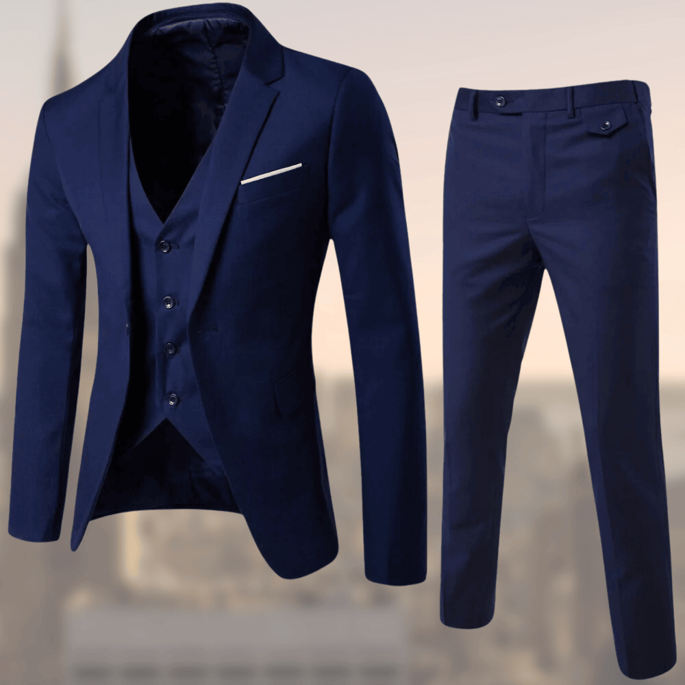 Vincent | Men's Notch Collar Two-Piece Suit Set