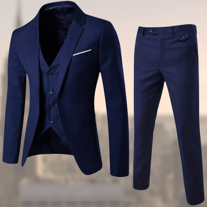 Vincent | Men's Notch Collar Two-Piece Suit Set