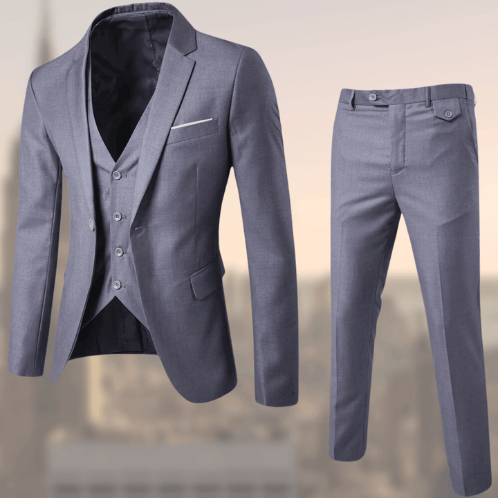 Vincent | Men's Notch Collar Two-Piece Suit Set