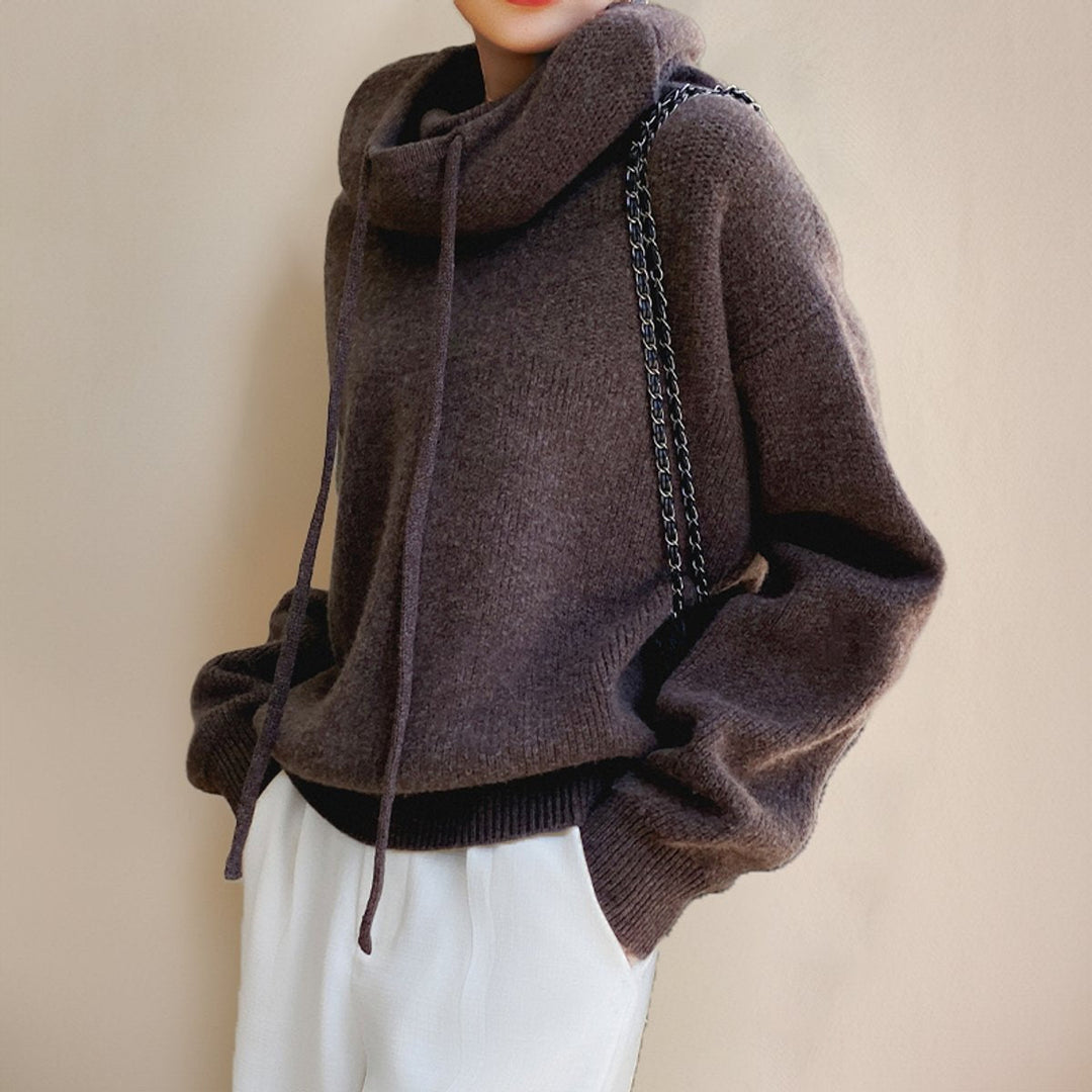 Virginie | Women's Oversized Turtleneck Hoodie