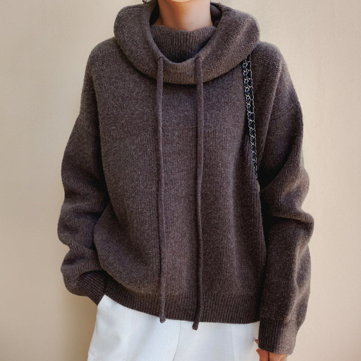 Virginie | Women's Oversized Turtleneck Hoodie