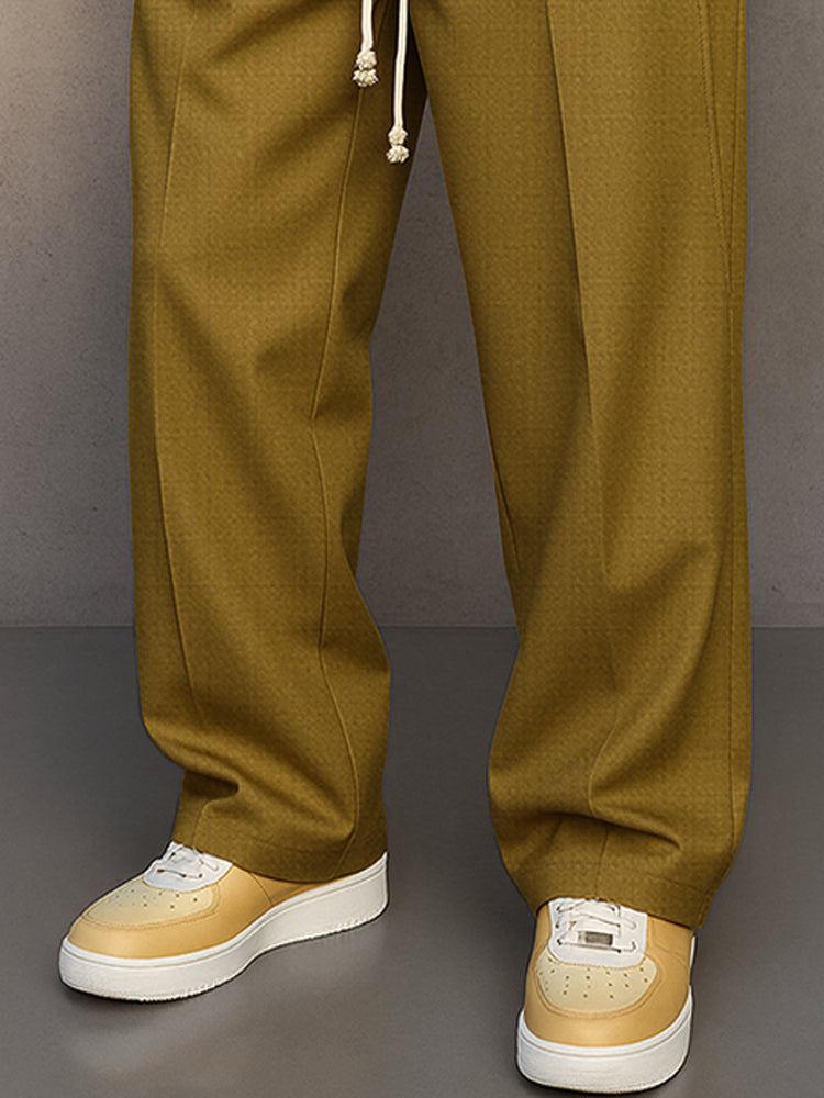 Walter | Men's Wide Leg Full Length Drawstring Lounge Pants