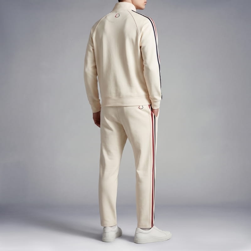 Wendell | Men's Side-Stripe Zip-Through Tracksuit Set