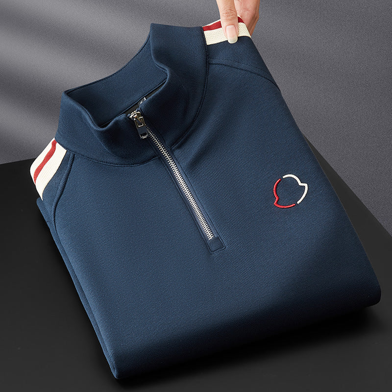 Wendell | Men's Side-Stripe Zip-Through Tracksuit Set