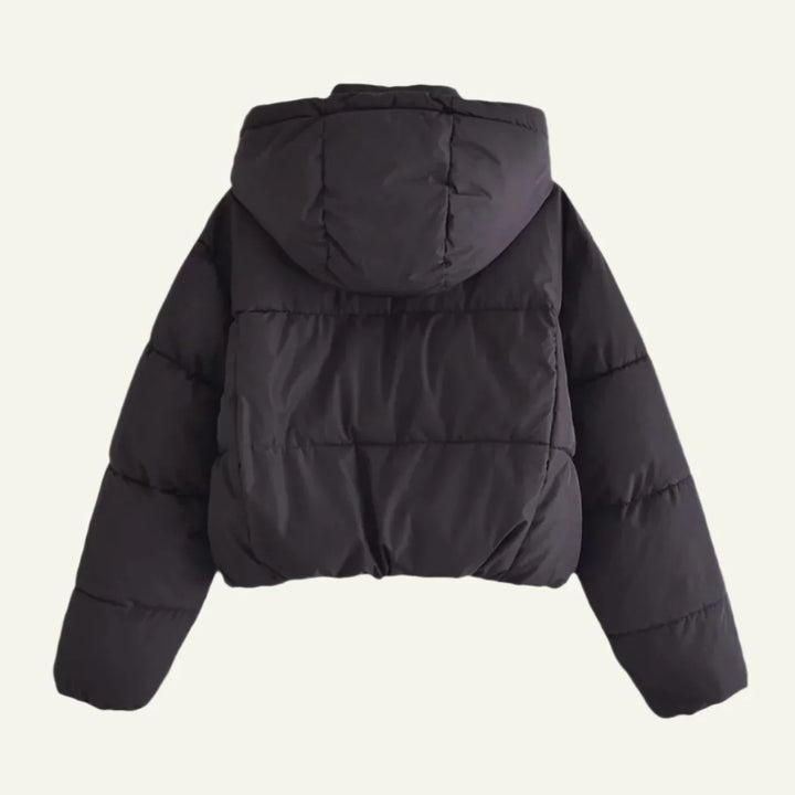 Coline | Women's Cropped Oversized Puffer with High Collar