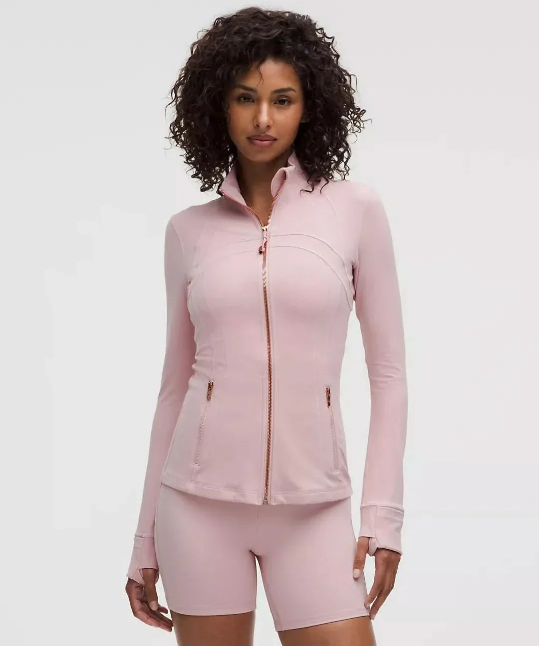 Carmen | Women's Fitted Zip Jacket with Peplum Hem