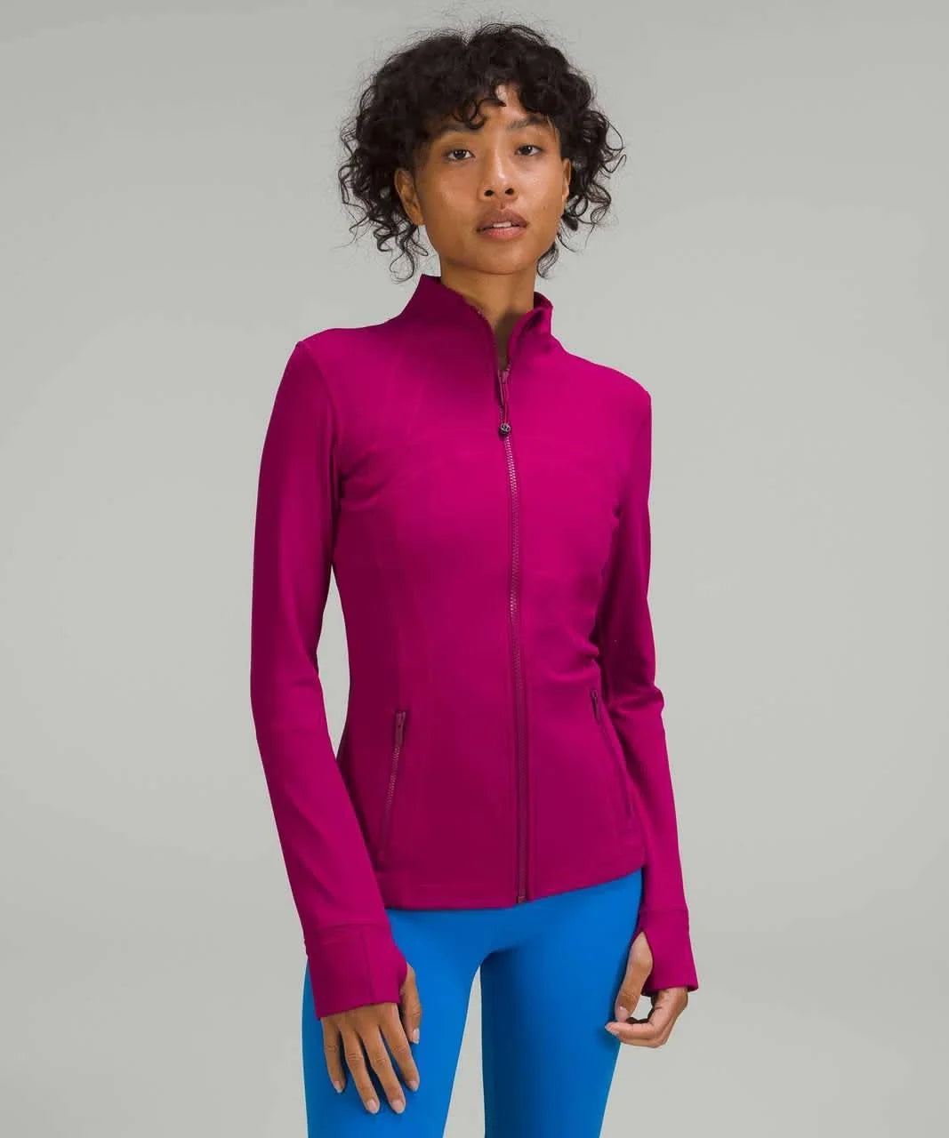 Carmen | Women's Fitted Zip Jacket with Peplum Hem