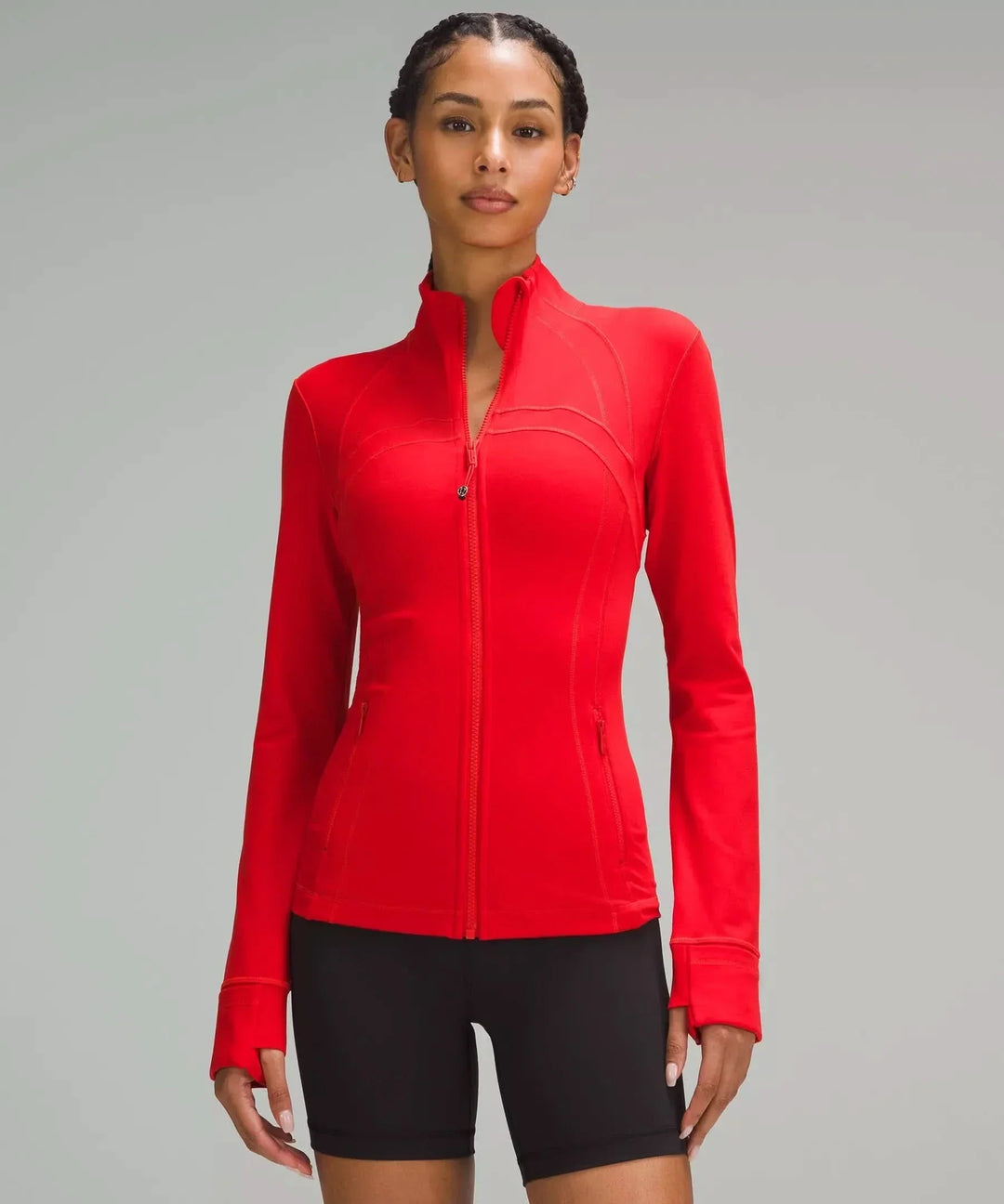 Carmen | Women's Fitted Zip Jacket with Peplum Hem