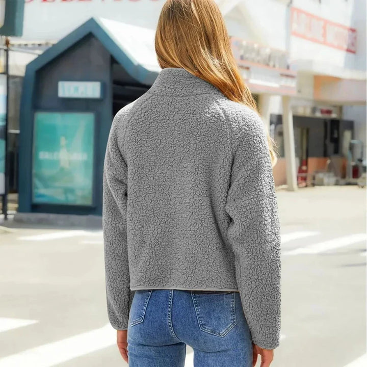 Hermine | Women's Colourblock Quilted and High-Pile Jacket