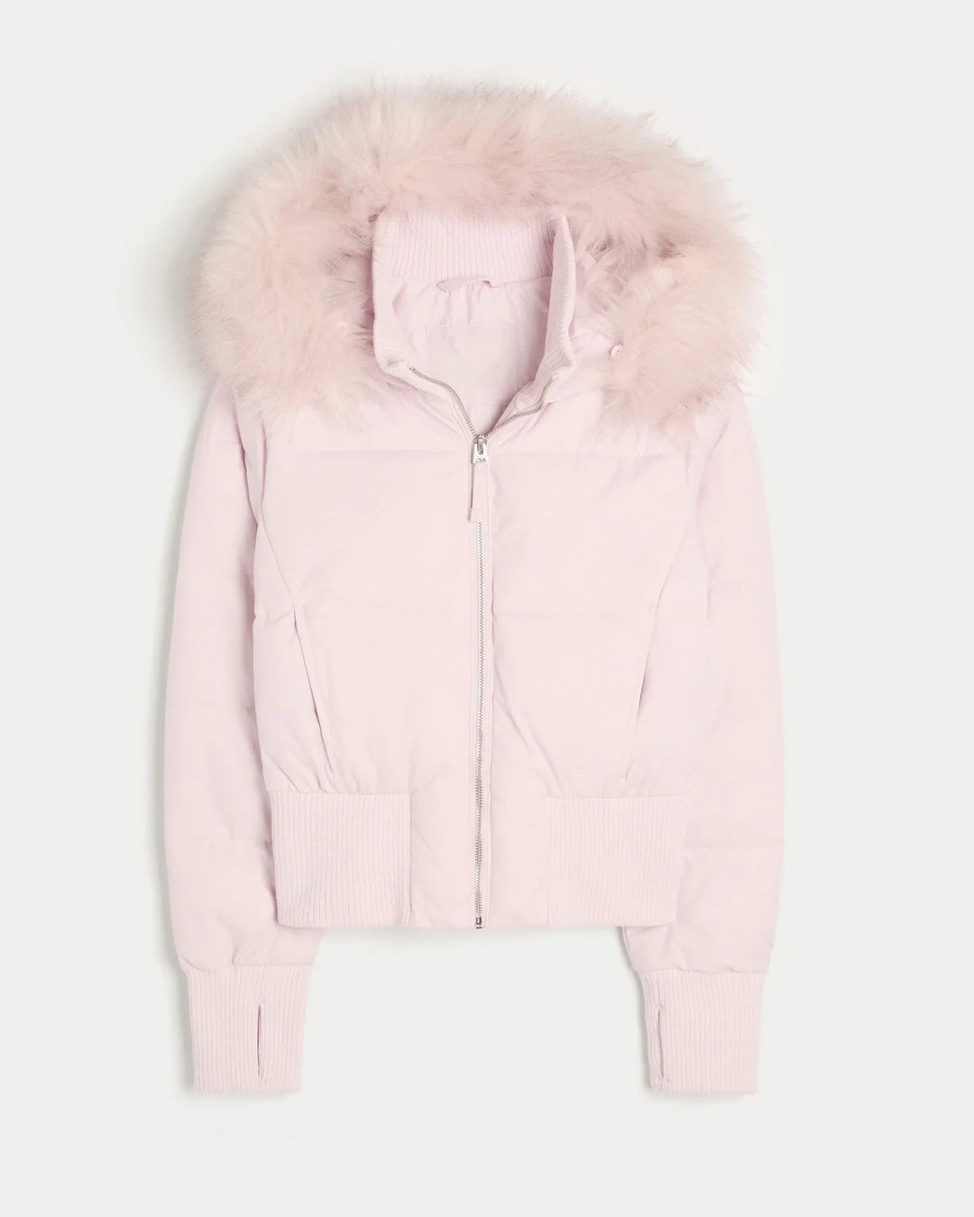 Jacqueline | Women's Cropped Puffer Jacket with Trimmed Hood