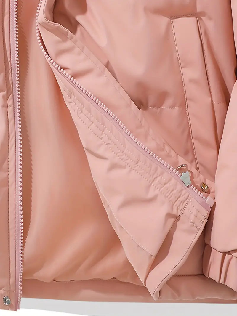 Brigitte | Women's Cropped Hooded Puffer with Oversized Body