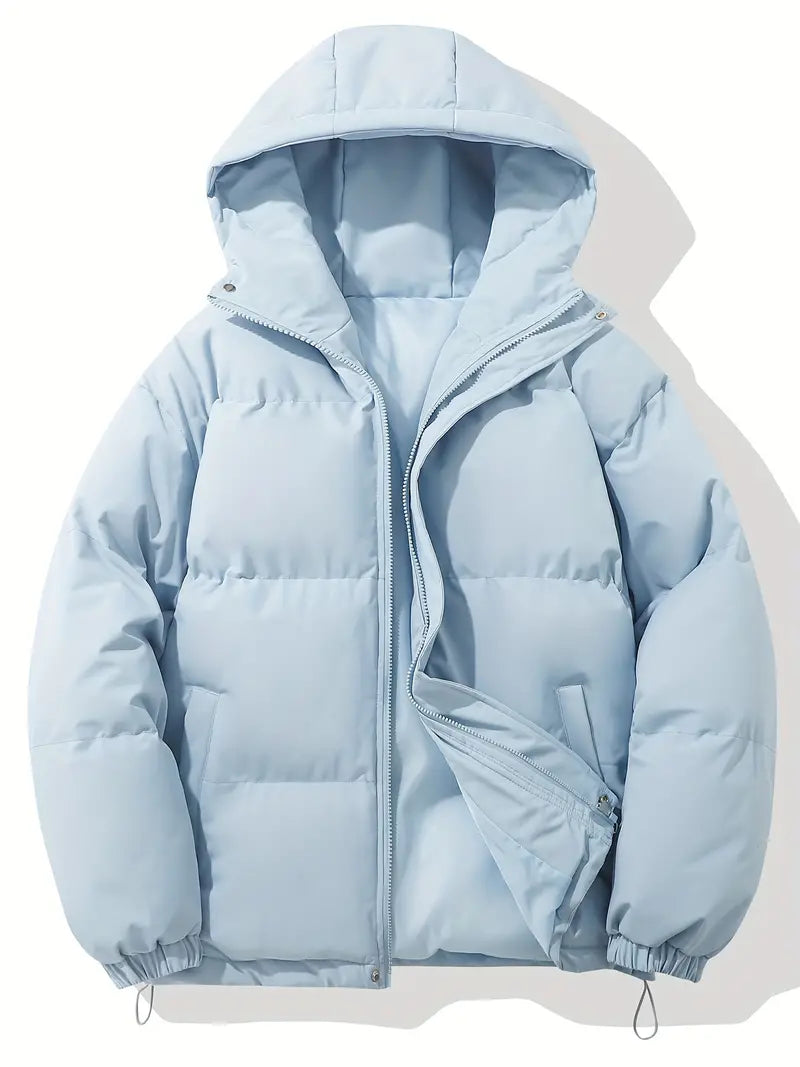 Brigitte | Women's Cropped Hooded Puffer with Oversized Body