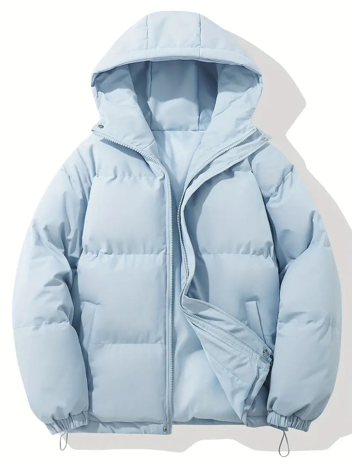 Brigitte | Women's Cropped Hooded Puffer with Oversized Body