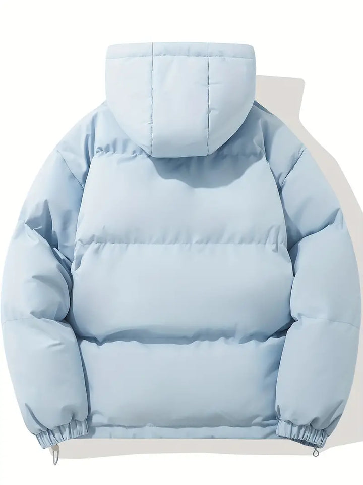 Brigitte | Women's Cropped Hooded Puffer with Oversized Body
