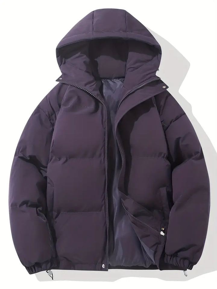 Brigitte | Women's Cropped Hooded Puffer with Oversized Body