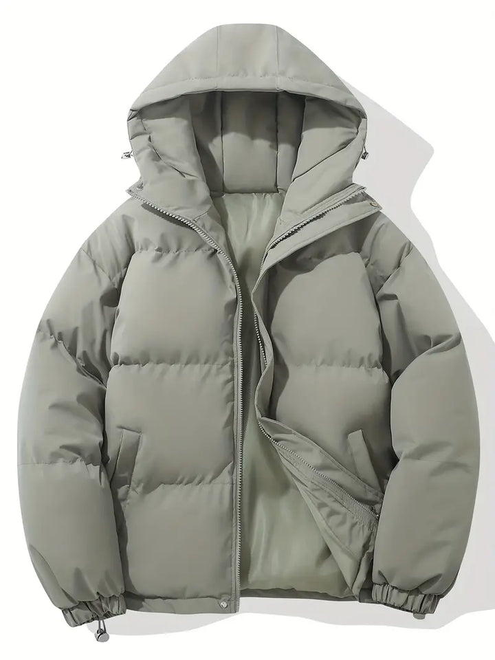 Brigitte | Women's Cropped Hooded Puffer with Oversized Body