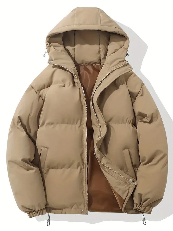 Brigitte | Women's Cropped Hooded Puffer with Oversized Body