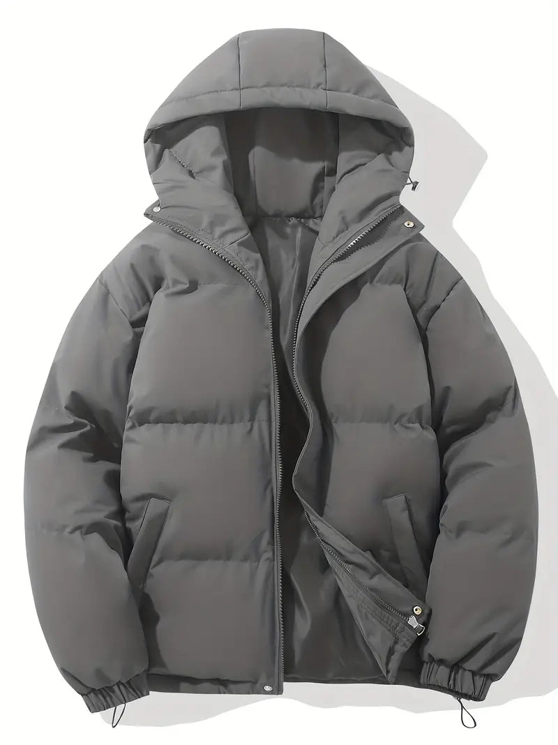 Brigitte | Women's Cropped Hooded Puffer with Oversized Body