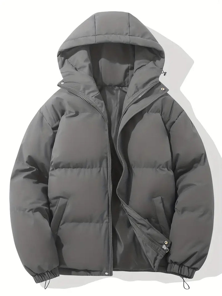 Brigitte | Women's Cropped Hooded Puffer with Oversized Body