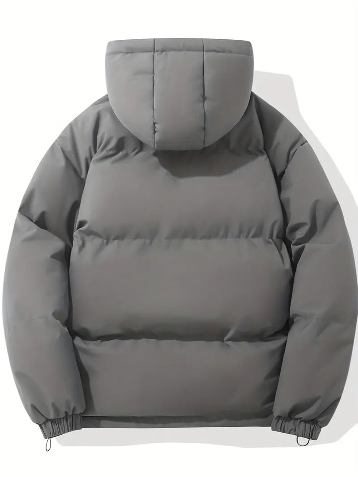 Brigitte | Women's Cropped Hooded Puffer with Oversized Body