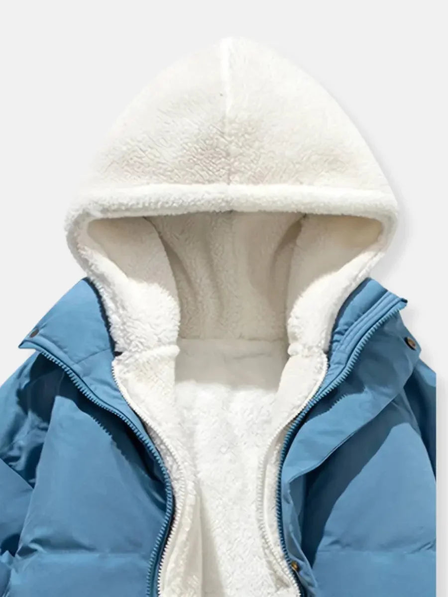 Lucile | Women's Quilted Puffer Jacket with Lined Hood