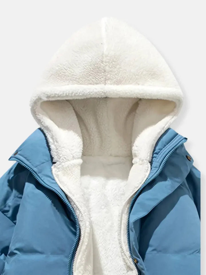 Lucile | Women's Quilted Puffer Jacket with Lined Hood