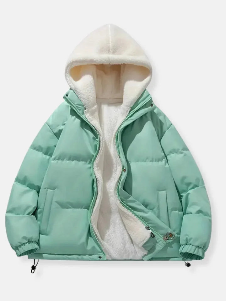 Lucile | Women's Quilted Puffer Jacket with Lined Hood