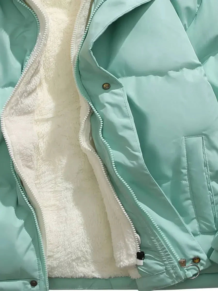 Lucile | Women's Quilted Puffer Jacket with Lined Hood