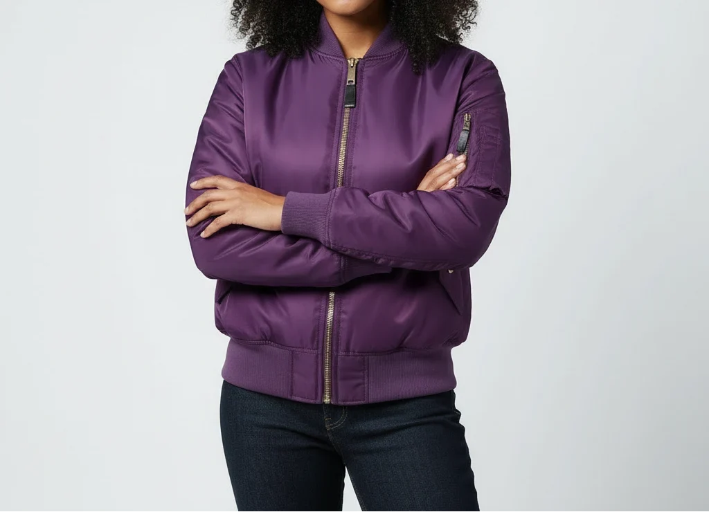 Yseult | Women's Bomber Jacket with Sleeve Pocket
